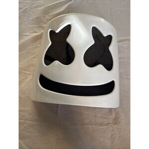 Marshmello Helmet Costume Halloween Party DJ Mask, Cosplay Head